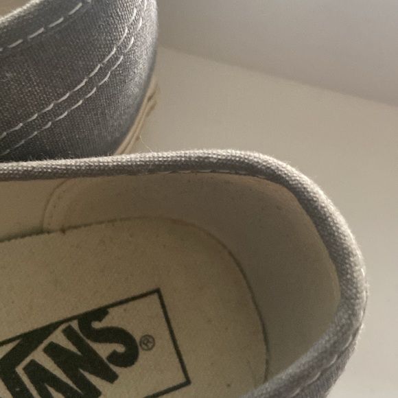Vans   OFF THE WALL Gray NEW Lace Up - Men Size 9 / ladies 10.5 - Picture 5 of 7